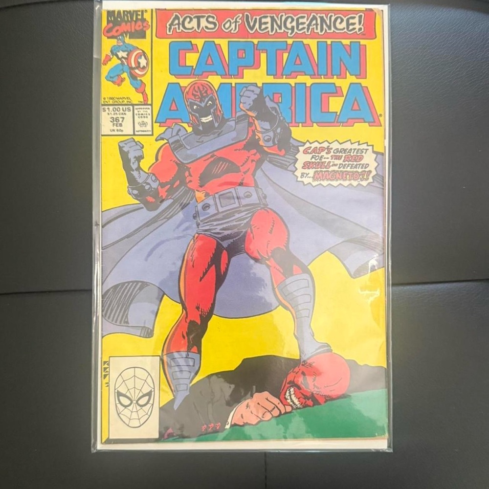 Acts of Vengeance: Captain America #367 1990 Marvel Comics
